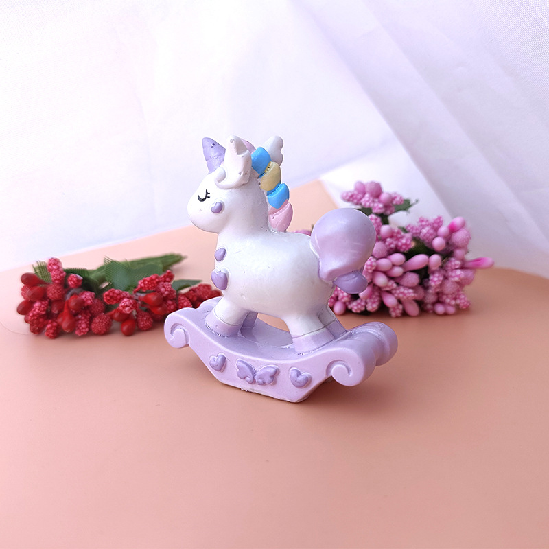 Children's DIY Handmade Brickearth Toy Accessory Material Trojan Unicorn Small Animal Doll Doll Ornaments Children's DIY Handmade Brickearth Toy Accessory Material Trojan Unicorn Small Animal Doll Doll Ornaments