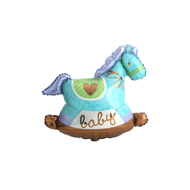 Manufacturer Baby Full-Year Birthday Decorative Baby Trojan Bear It's a Boy Five-Pointed Star Boy Aluminum Film Balloon