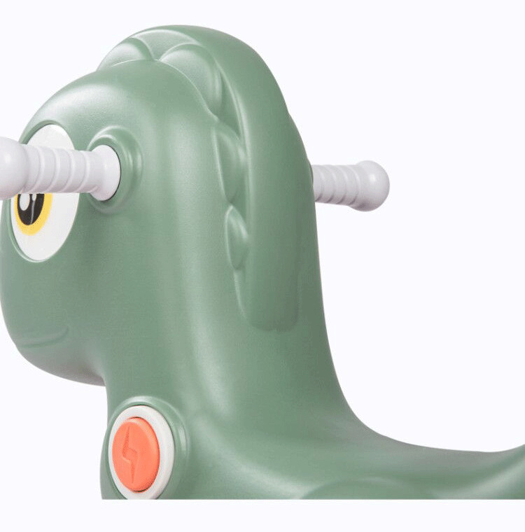 Trojan Children Shake Rocking Horse Baby Full-Year Birthday Gift Toy Kiddie Ride Dual-Use Rocking Horse Luge Two-in-One
