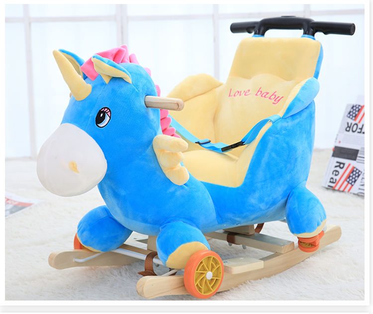 Cross-Border Children's Trojan Child Dual Use Rocking Horse Trojans Baby Toys Baby Trojan
