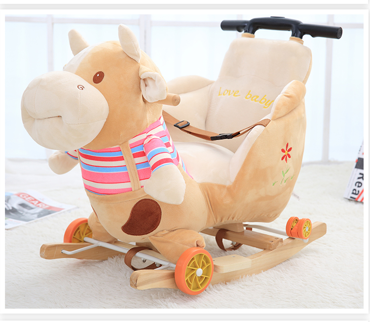 Cross-Border Children's Trojan Child Dual Use Rocking Horse Trojans Baby Toys Baby Trojan