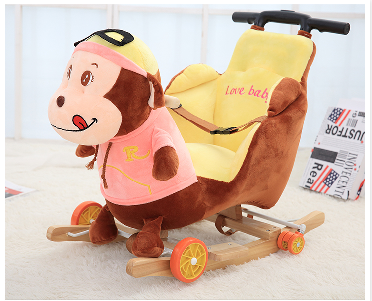 Cross-Border Children's Trojan Child Dual Use Rocking Horse Trojans Baby Toys Baby Trojan