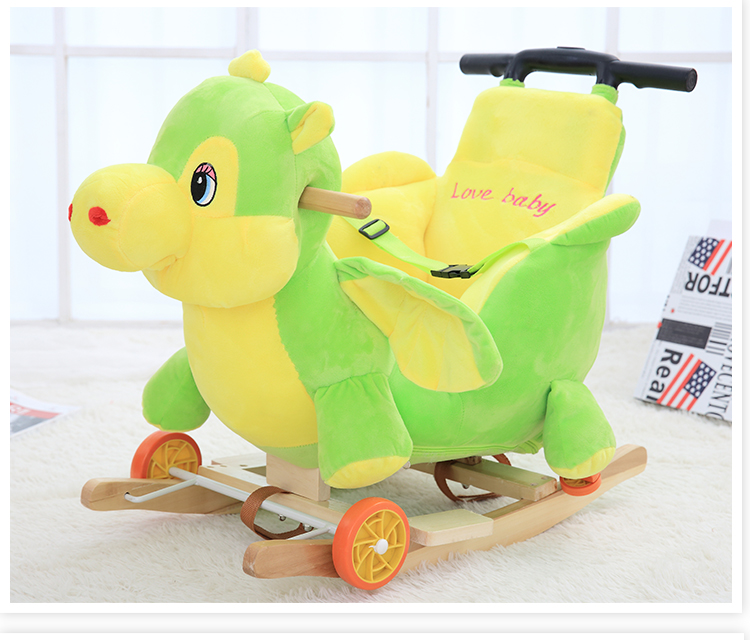 Cross-Border Children's Trojan Child Dual Use Rocking Horse Trojans Baby Toys Baby Trojan