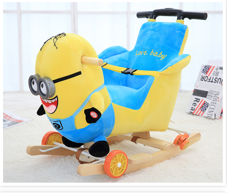Cross-Border Children's Trojan Child Dual Use Rocking Horse Trojans Baby Toys Baby Trojan