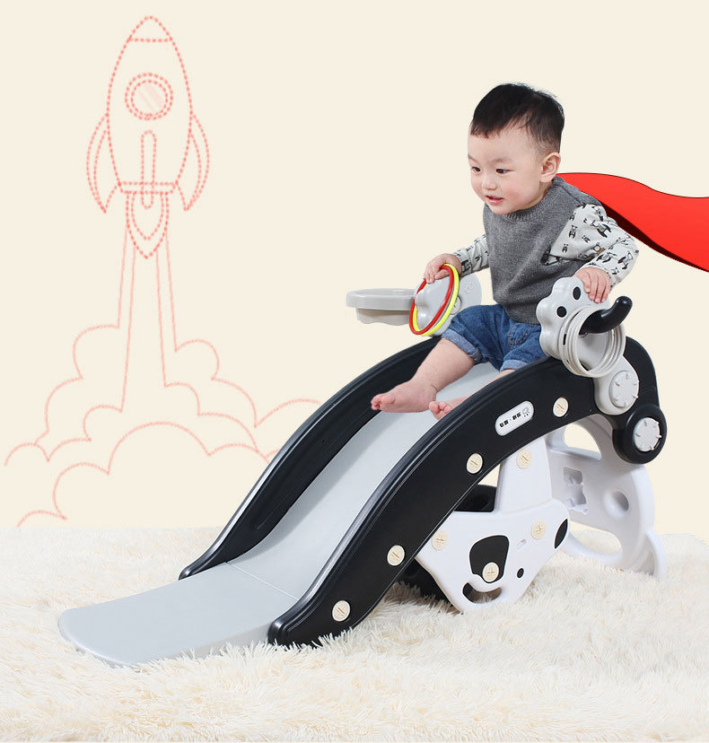 Baby home horse slide in one indoor multi-purpose Baby gift and Trojan children toys