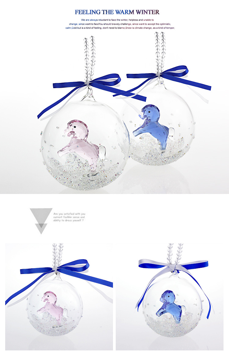 New Car Pendant Crystal Trojan High-End Car Accessories Star Rearview Mirror Pendant Pendant Cute Jewelry