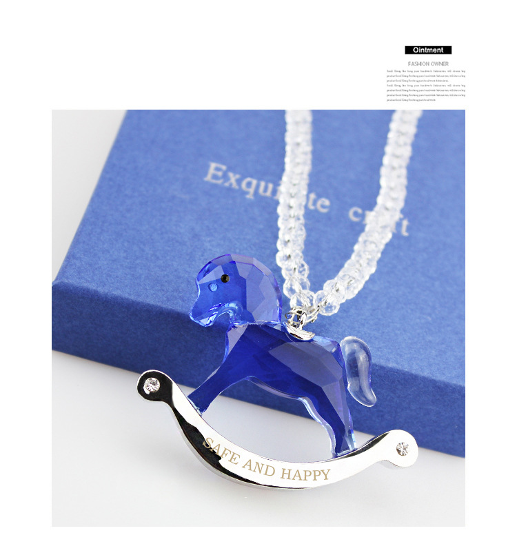 New Car Pendant Crystal Trojan High-End Car Accessories Star Rearview Mirror Pendant Pendant Cute Jewelry