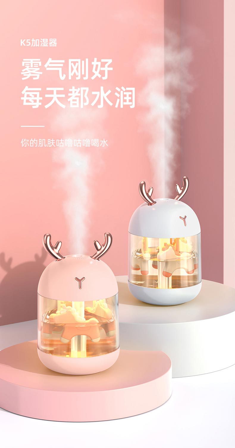 Air Humidifier Mini Aromatherapy Humidifier USB Colorful Night Light Vehicle-Mounted Home Use Trojan Cute Cartoon Gift Air Humidifier Mini Aromatherapy Humidifier USB Colorful Night Light Vehicle-Mounted Home Use Trojan Cute Cartoon Gift
