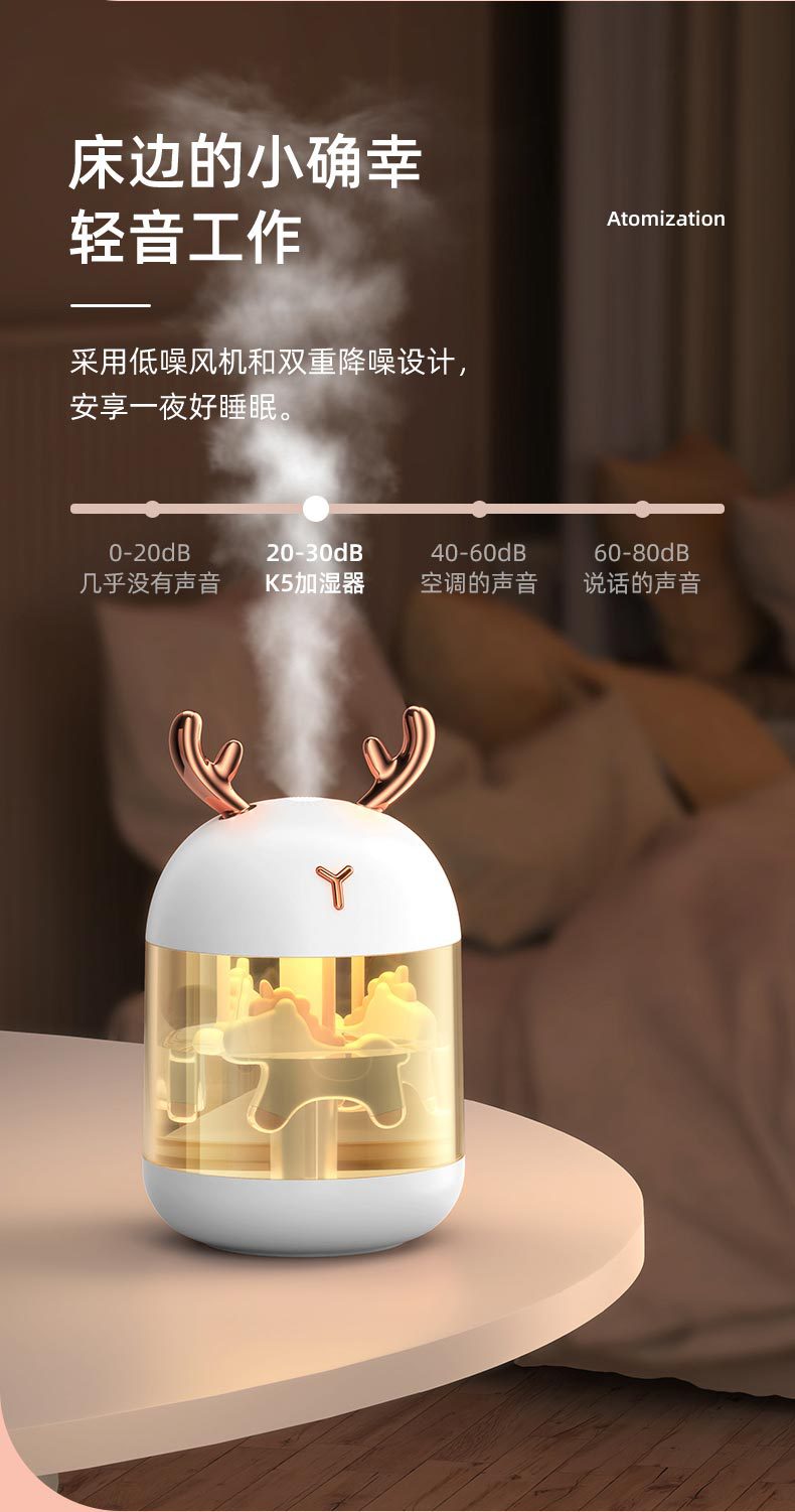 Air Humidifier Mini Aromatherapy Humidifier USB Colorful Night Light Vehicle-Mounted Home Use Trojan Cute Cartoon Gift Air Humidifier Mini Aromatherapy Humidifier USB Colorful Night Light Vehicle-Mounted Home Use Trojan Cute Cartoon Gift