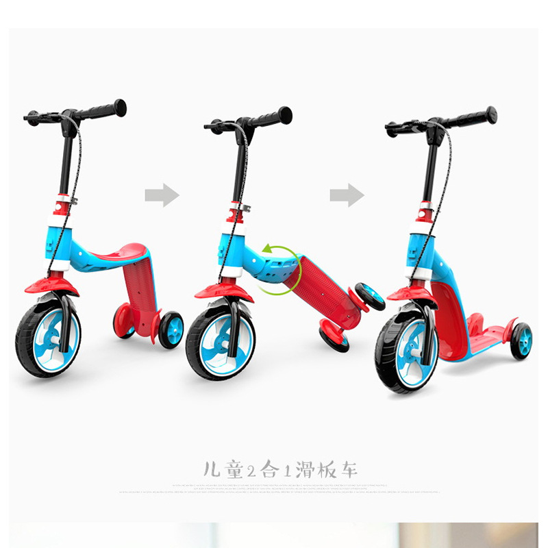 Factory Wholesale Scooter Children&#039;s Older Children 1-2-3 Years Old Children&#039;s Scooter Pedal Child Baby Kids Balance Bike