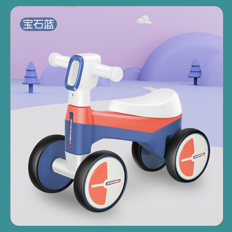 Balance Bike (for Kids) No Pedal 1-2-3 Years Old Children Mule Cart Infants Baby Twist Scooter Luge