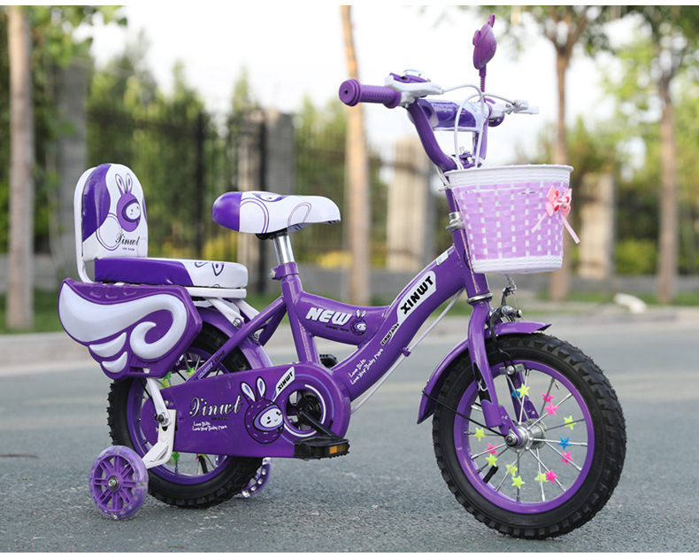 Baby Bike Old 4 Years Old 5 Years Old 6 Years Old 7 Years Old Boys and Girls 12-20 Inch Stroller Wholesale Factory