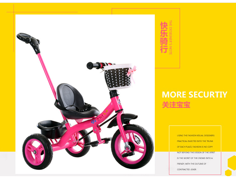 Baby Bike Tricycle Bicycle Baby Kids Bicycle Baby Stroller 2-5 Years Old Baby Stroller