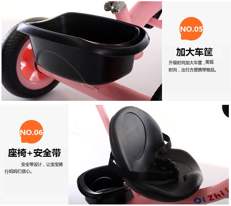 Baby Bike Tricycle Bicycle Baby Kids Bicycle Baby Stroller 2-5 Years Old Baby Stroller