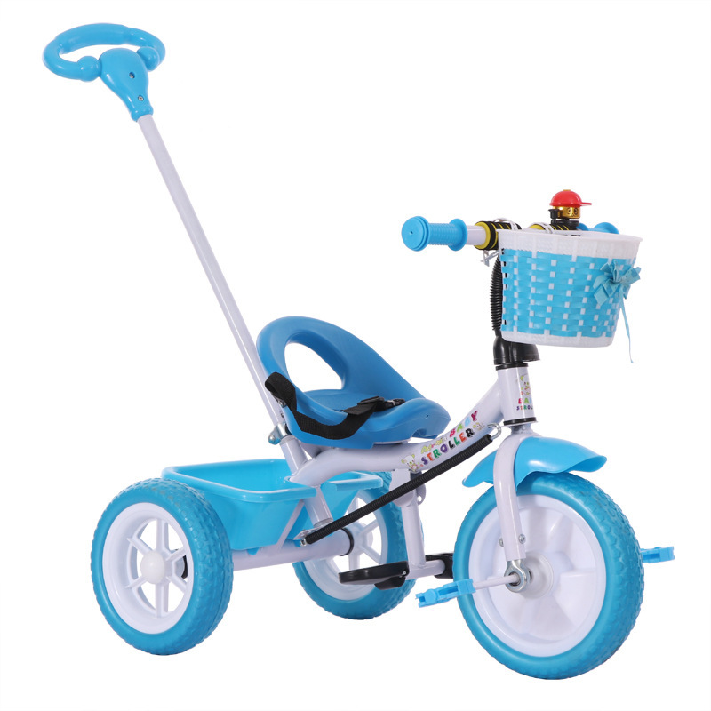 Wholesale Children&#039;s Tricycle 1-3-6 Years Old Boys and Girls Baby Lightweight Bicycle Trolley Children Tri-Wheel Bike