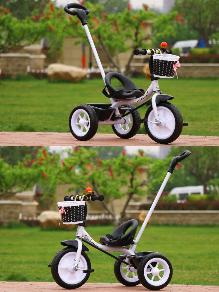 Wholesale Children's Tricycle 1-3-6 Years Old Boys and Girls Baby Lightweight Bicycle Trolley Children Tri-Wheel Bike