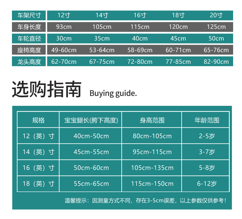 Phoenix Car Parts 3-8 Years Old Stroller Children's Bicycle 12-18 Inch Children Bicycle Bike Baby Bike