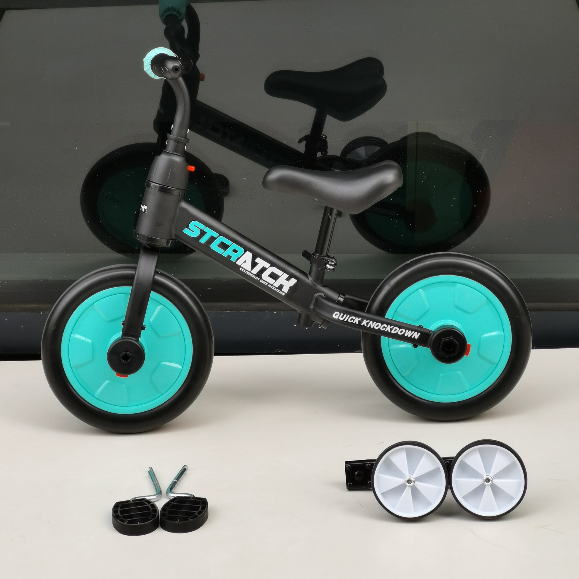 Mom Mia Three-in-One Balance Car Children's Self-Scooter 1-3-6 No Pedal Kids Balance Bike One Piece Baby Bike