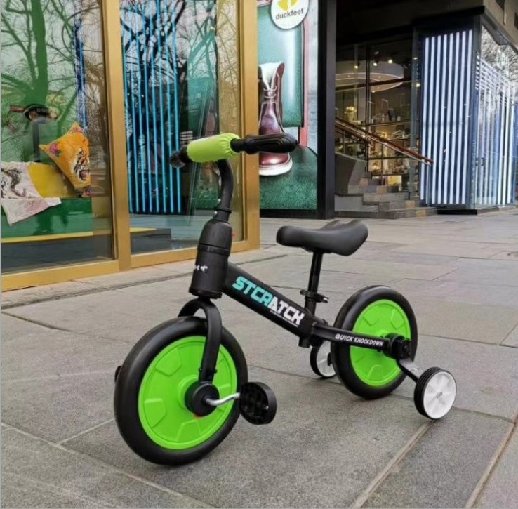 Mom Mia Three-in-One Balance Car Children's Self-Scooter 1-3-6 No Pedal Kids Balance Bike One Piece Baby Bike