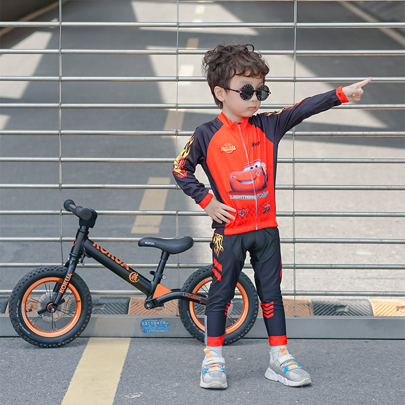 Customized Summer Children's Cycling Clothing Balance Car Long Short Sleeve Quick-Drying Breathable  Baby Bike