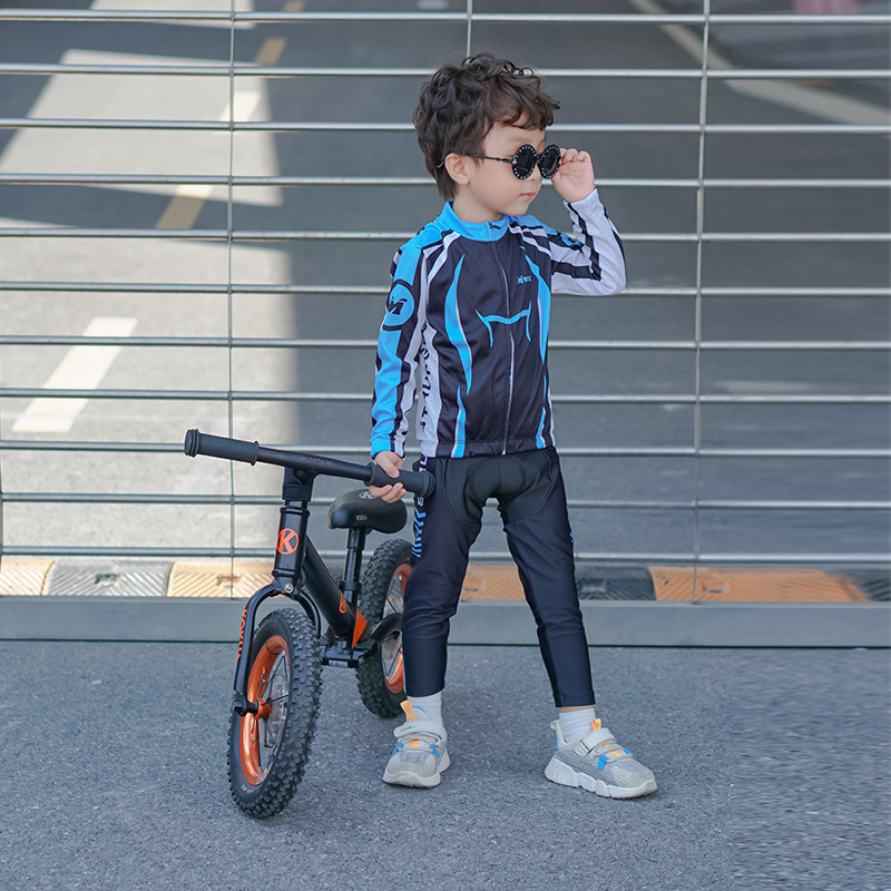 Customized Summer Children's Cycling Clothing Balance Car Long Short Sleeve Quick-Drying Breathable  Baby Bike