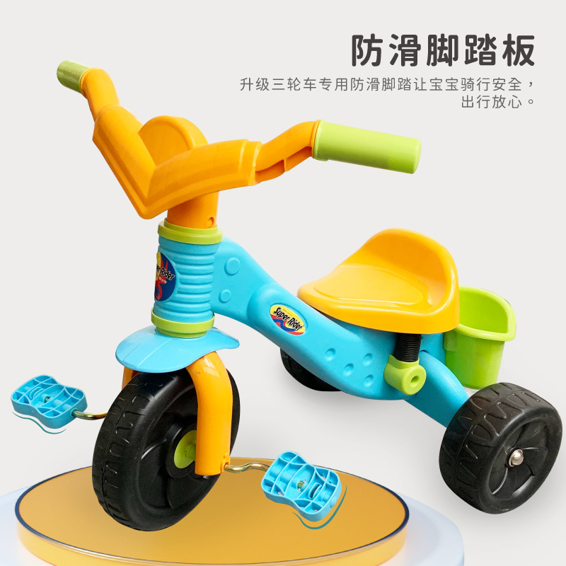 Baby Bike Children&#039;s Tricycle Bicycle Baby Sliding Balance Bicycle Boys and Girls Large Tricycle Toy with Bucket