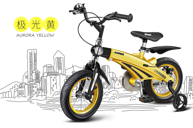 Factory Direct Sales Children's Bicycle 12-Inch 14-Inch 16-Inch Children's Bicycle Bike  Baby Bike