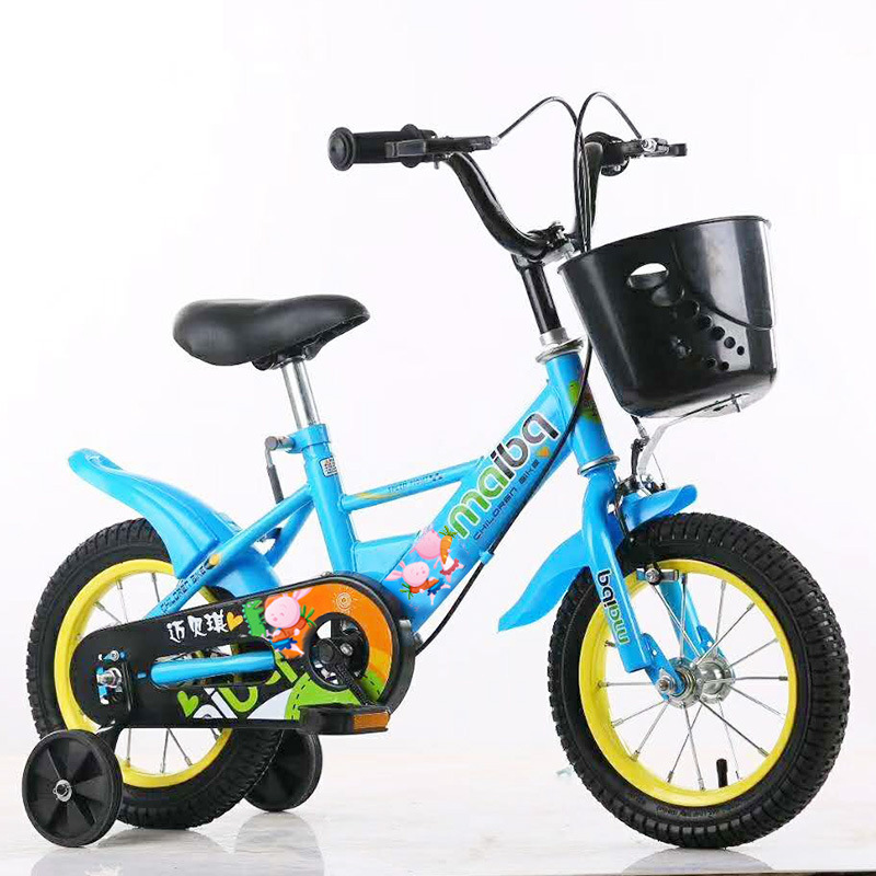 Steel Children&#039;s Bicycle 14 18Inch Kindergarten 38 Years Old Boys and Girls Baby Bicycle Children Kids Balance Bike