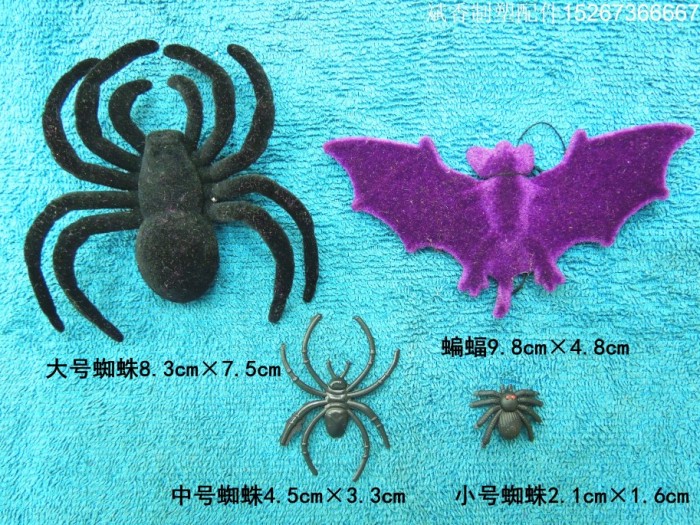 Cartoon toy plastic spider factory direct parts accessories OEM