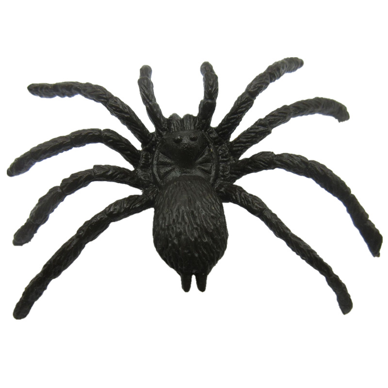 Fake spider halloween spider plastic spider 12 styles can be mixed amazon cross-border toys