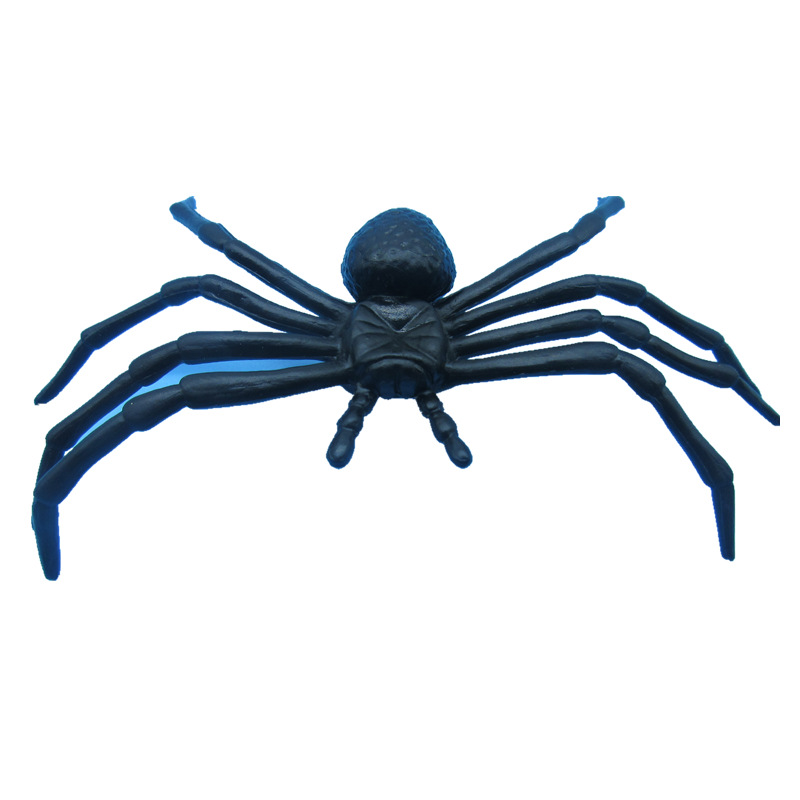 Fake spider halloween spider plastic spider 12 styles can be mixed amazon cross-border toys