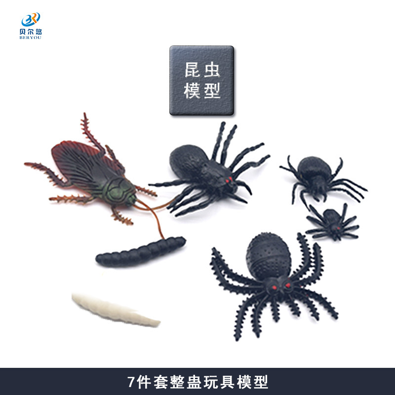 Plastic Simulation Insect Model False Knowing Cockroach Spider Fly Beetle Trick Scary Toy