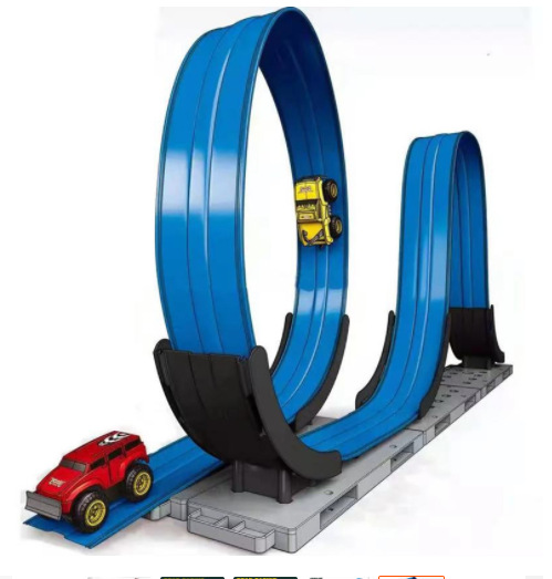 Train Anti-Gravity Magnetic Rail Car Floating Magnetic Non-Gravity Track Roller Coaster Children&#039;s Non-Derailment Toy Wholesale
