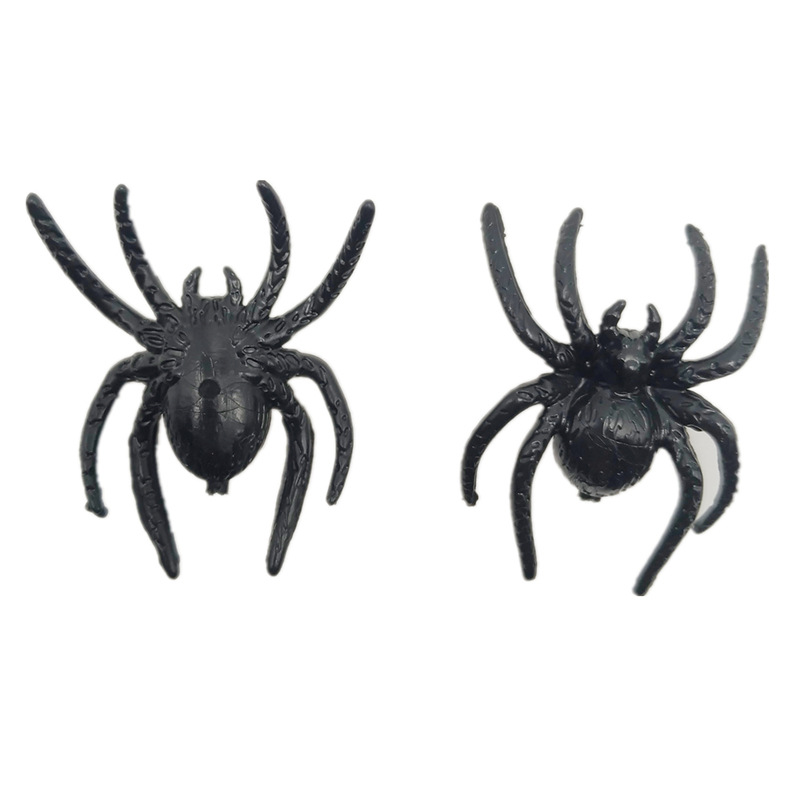 Fake Spider Halloween Spider Plastic Spider 12 Styles Can Be Mixed Amazon Cross-Border Toys