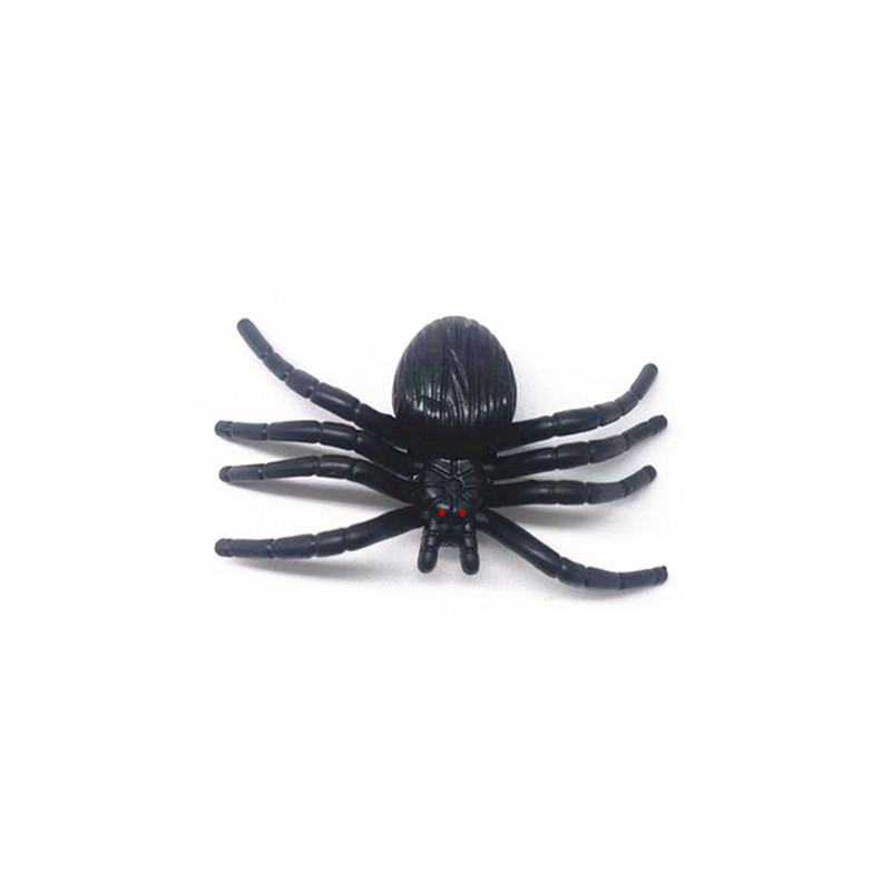 Simulation Spider April Fool&#039;s Day Halloween New Exotic Decorative Commodity Model Small Toy Black Plastic PVC Spider