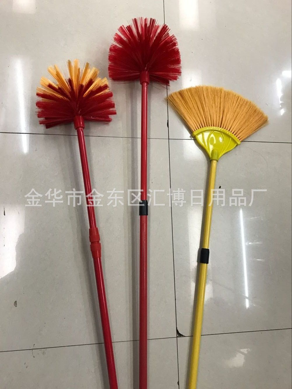 Factory Direct Sales Spider Web Plastic Ceiling Cleaning Brush Broom Indoor Height Cleaning Duster Ceiling Brush