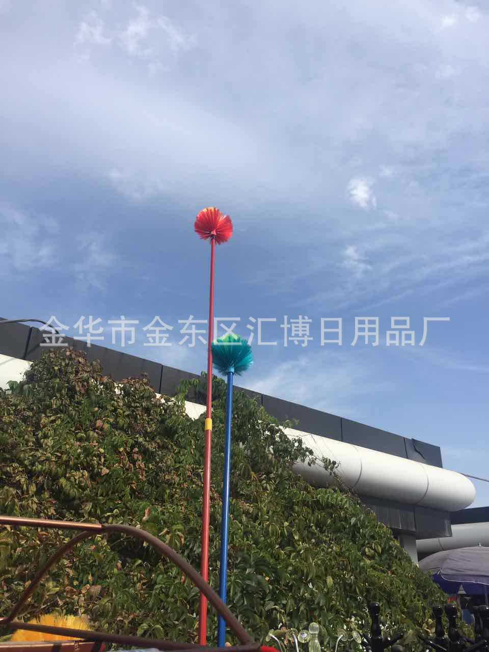 Factory Direct Sales Spider Web Plastic Ceiling Cleaning Brush Broom Indoor Height Cleaning Duster Ceiling Brush
