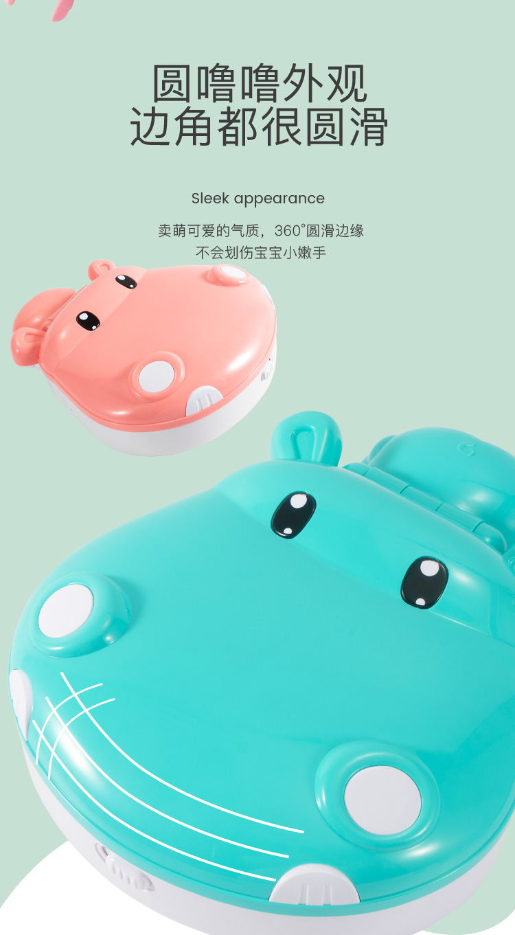 Fishing Toys Suit Upgrade with Balance Electric Magnetic Fishing Toy Hippo Storage Magnetic Toy