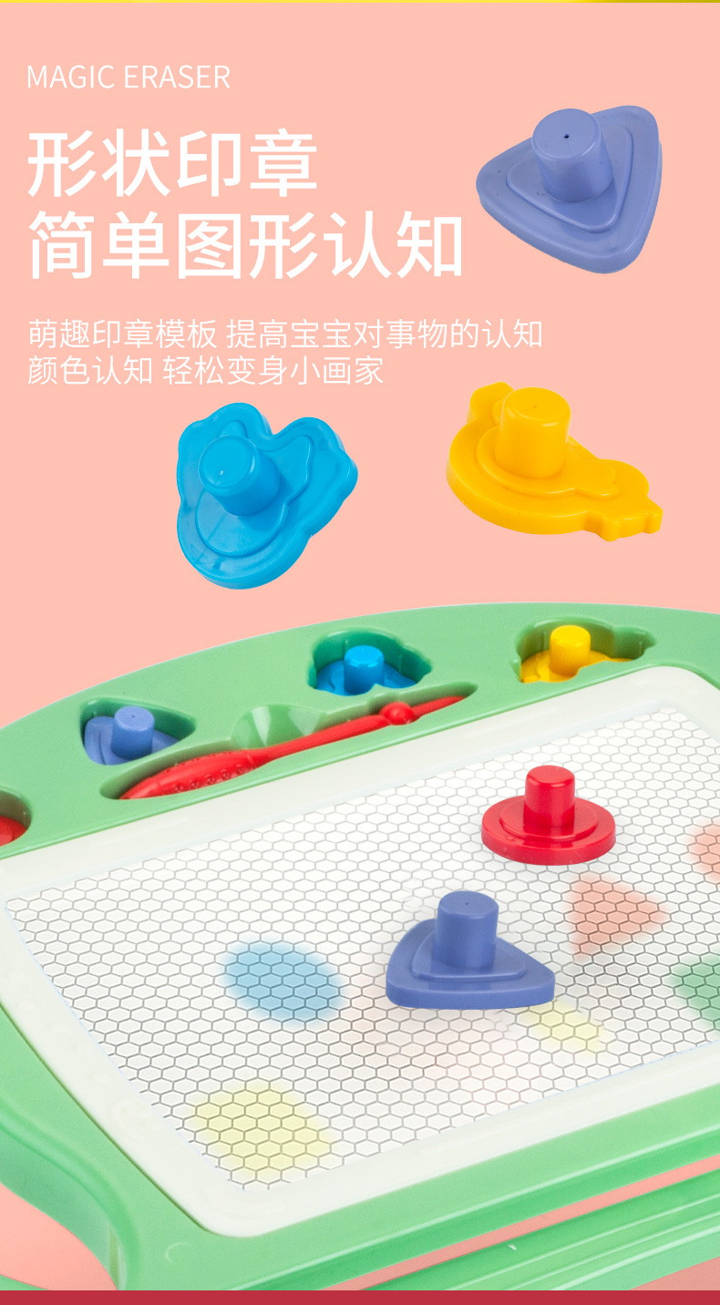 Drawing Board Magnetic Drawing Board Color Little Child Toddler 13 Years Old Toy Men and Women Baby Doodle Board