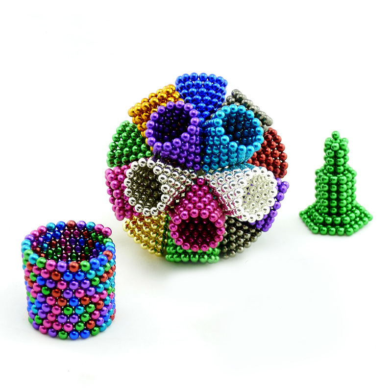  Fancy Toy Color Buck Ball 5mm216 3mm Magnetic Ball Relaxation Creative DIY Gift
