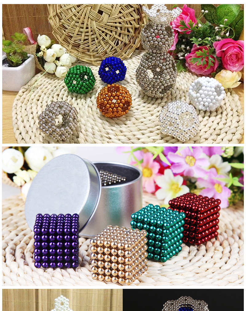 Fancy Toy Color Buck Ball 5mm216 3mm Magnetic Ball Relaxation Creative DIY Gift Fancy Toy Color Buck Ball 5mm216 3mm Magnetic Ball Relaxation Creative DIY Gift