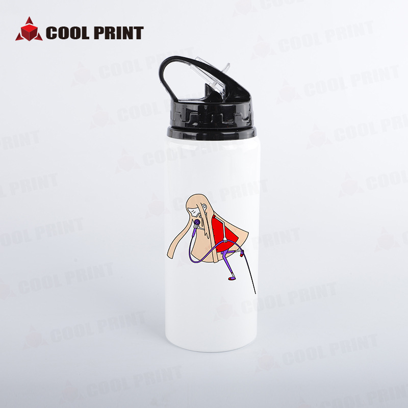 New Large Capacity Stainless Steel Sports Bottles Thermal Transfer Outdoor Travel Cup Blank Creative Cup Souvenir