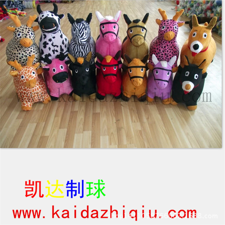 Factory direct selling wholesale inflatable horse music painting jump horse cartoon inflatable toy cloth horse
