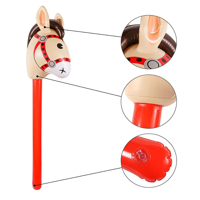 Amazon is selling inflatable horse head stick, horse head stick, children&#039;s riding stick, and refueling stick