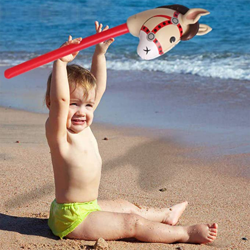 Amazon is selling inflatable horse head stick, horse head stick, children&#039;s riding stick, and refueling stick