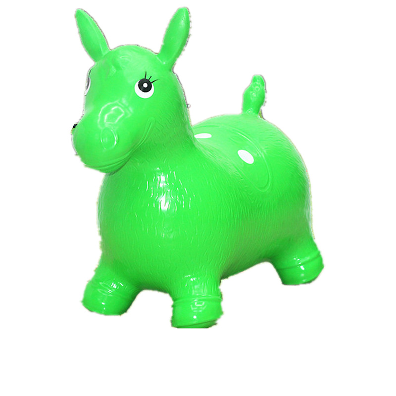 Horse riding inflatable Horse Horse children jump jumping horse extra thick jump horse environmental rubber outdoor toys