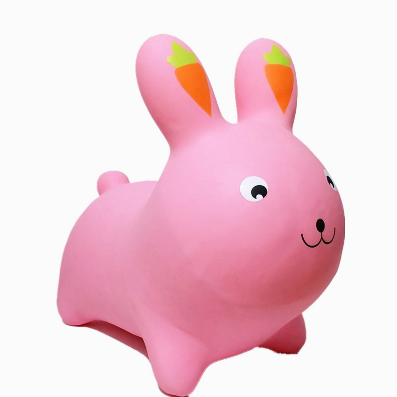 Toy Inflatable Jumping Horse Rubber Horse Toy Baby Mount Jumping Rabbit Kindergarten Jumping Toys Inflatable Horse