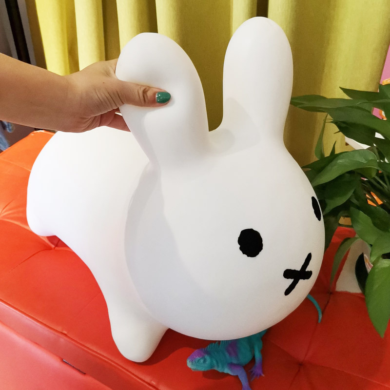 Toy Inflatable Jumping Horse Rubber Horse Toy Baby Mount Jumping Rabbit Kindergarten Jumping Toys Inflatable Horse