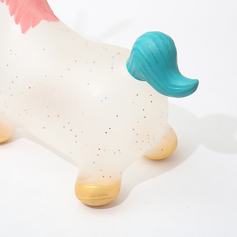 Unicorn of largesize jump horse inflatable horse thickening nontoxic thickened children's toy stalls whole Unicorn of largesize jump horse inflatable horse thickening nontoxic thickened children's toy stalls whole