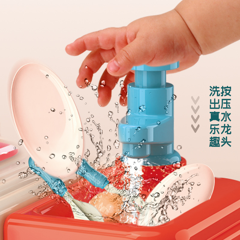 Bowa Children role play toys Simulation Supermarket Shopping Dessert Table Set Parent-Child Play House Toys 8135